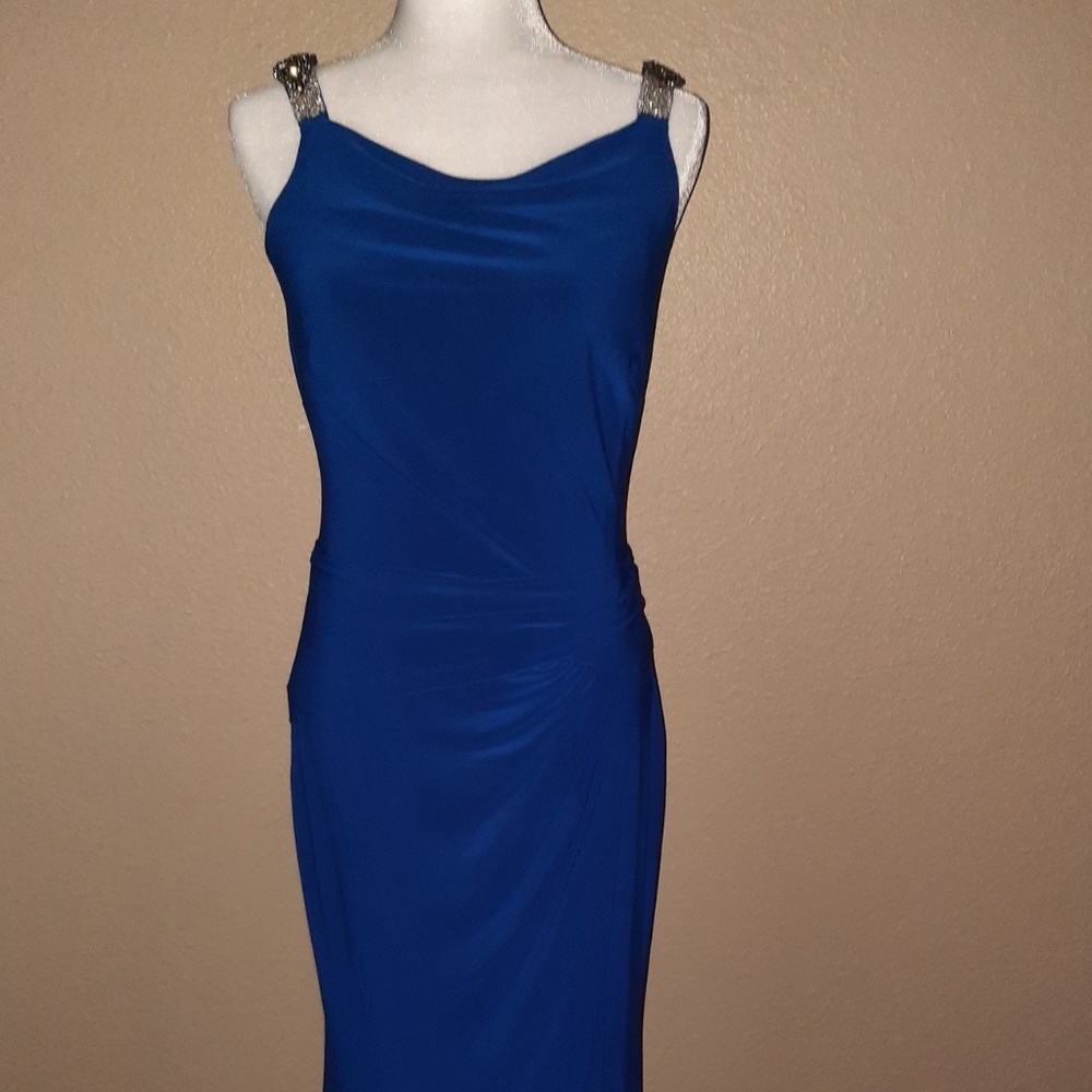 Blue Evening Dress Ralph Lauren size 10